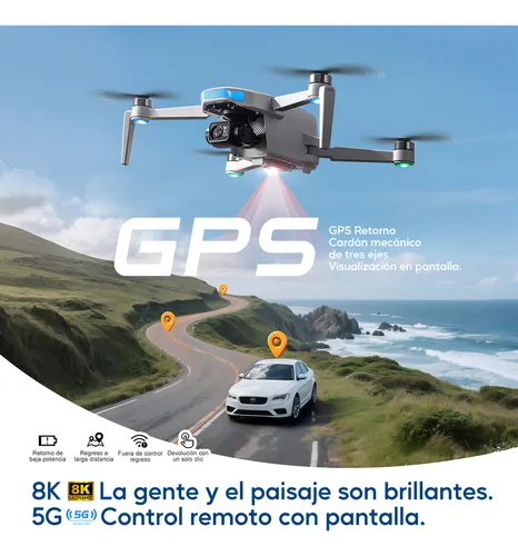 SX1 Drone GPS Drone 4K Profesional 3-Axis Gimbal